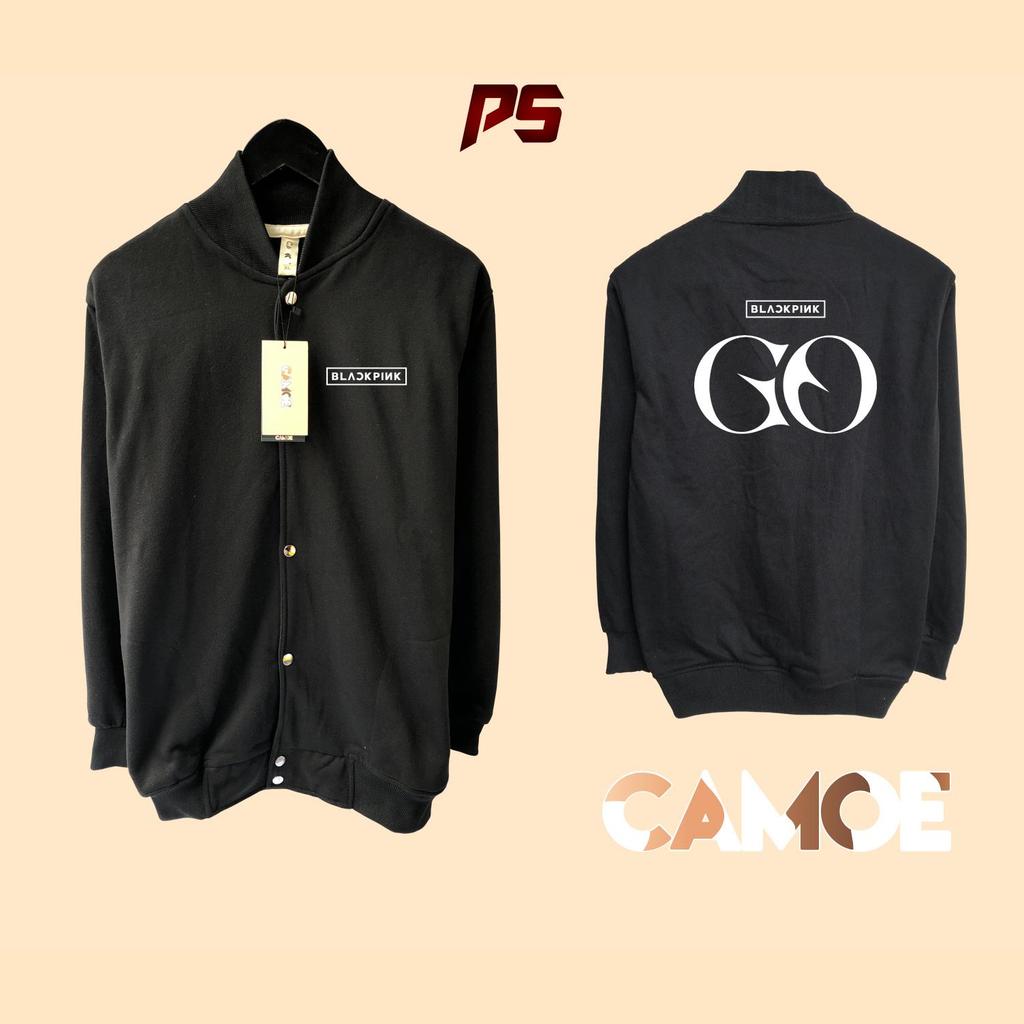 Jaket Varsity Blackpink Go Lisa Jennie Rose Jisoo