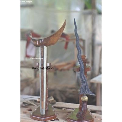 keris sabuk inten original sepuh majapahit berkualitas wilah tebel gar