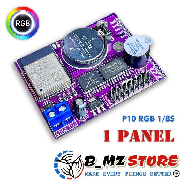 Kontroller JWS P10 RGB Khalifah (Jam Sholat) Controller JWS Wifi RGB - 1 Panel Non Mp3