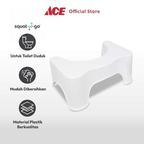 Squat N Go Bangku Pijak Toilet - Putih