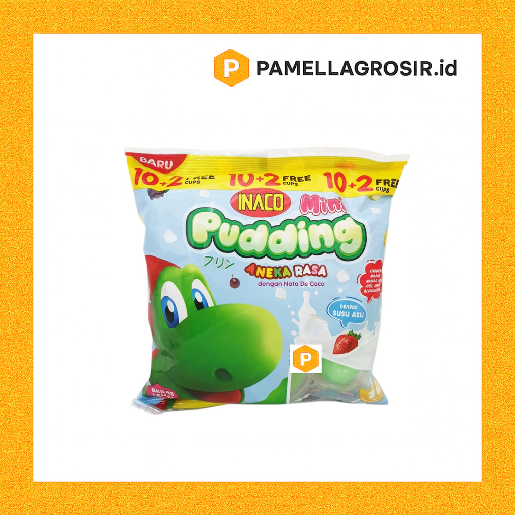 INACO MINI PUDING ANEKA RASA - NETTO 150GR (ISI 10+2)