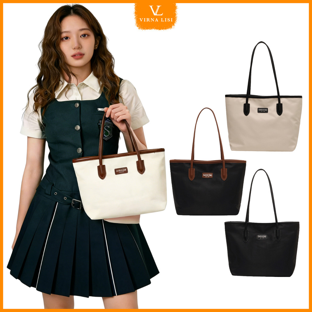 #198 Tas Tote bag Wanita Korean Style Anti Air Oxford Import Premium Tas Jinjing