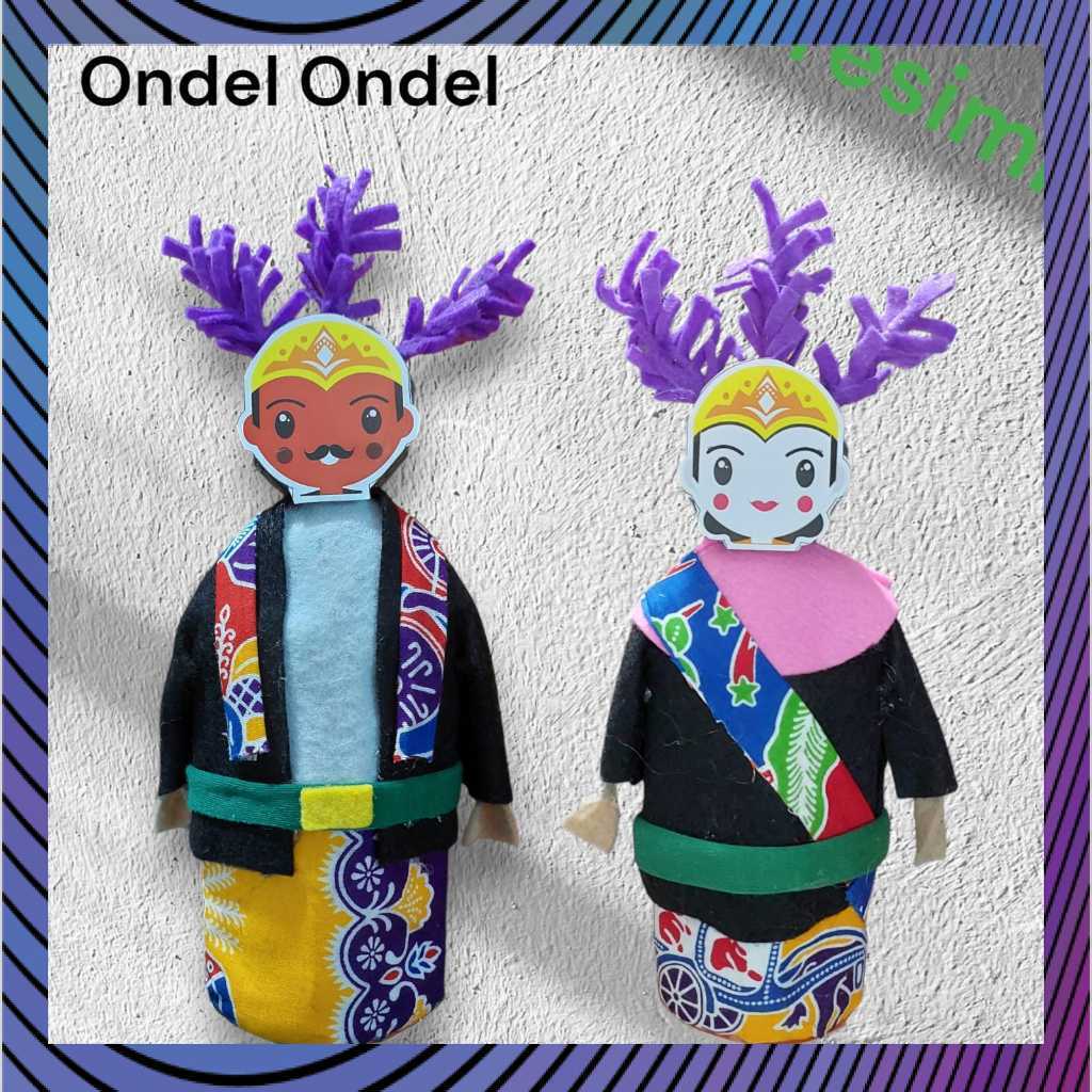 (RO) Mainan Anak Boneka Ondel Ondel Pria dan Wanita TERMURAH TERLARIS TERBARU COD 2026
