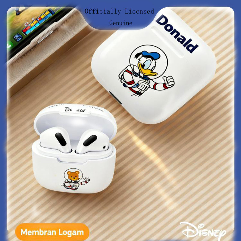 Disney True Wireless Bluetooth Earphone V5.3 – Earphone TWS untuk Musik, Olahraga, Panggilan dengan 