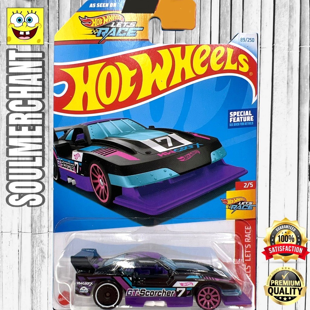 HOTWHEELS GT SCORCHER UNGU ORIGINAL