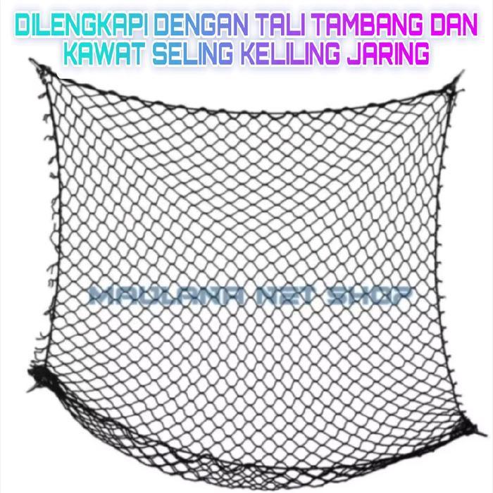 PROMO  Jaring Futsal Golf Tenis Padel Badminton & Pagar Ayam Tanam Kebun Dilengkapi Kawat Seling Lub