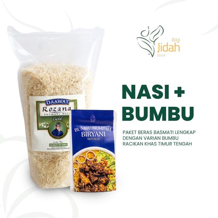 Beras basmati dan bumbu biryani nasi briyani instan paket murah - Briyani