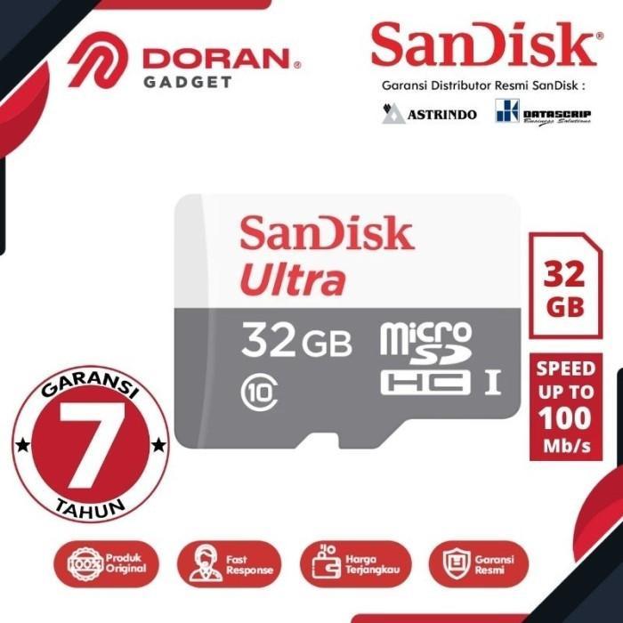 memori sandisk ultra 32gb micro sd - original