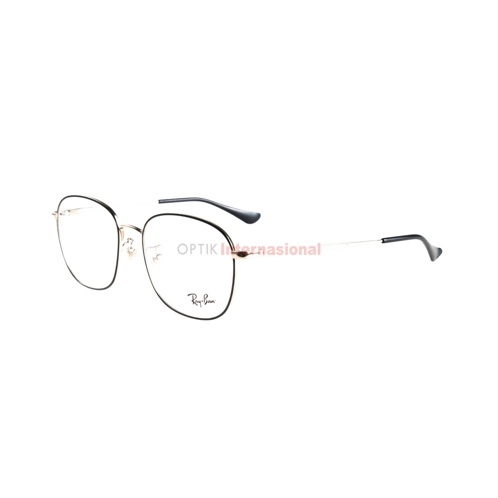 RAYBAN RB6418D C2983 Kacamata Frame Round Classic Original Black Silver