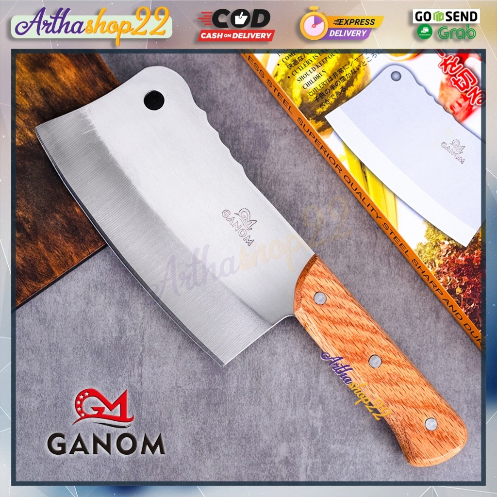 Pisau Daging Stainless / Pisau Cincang Tulang / golok daging stenlis / golok potong tulang B215