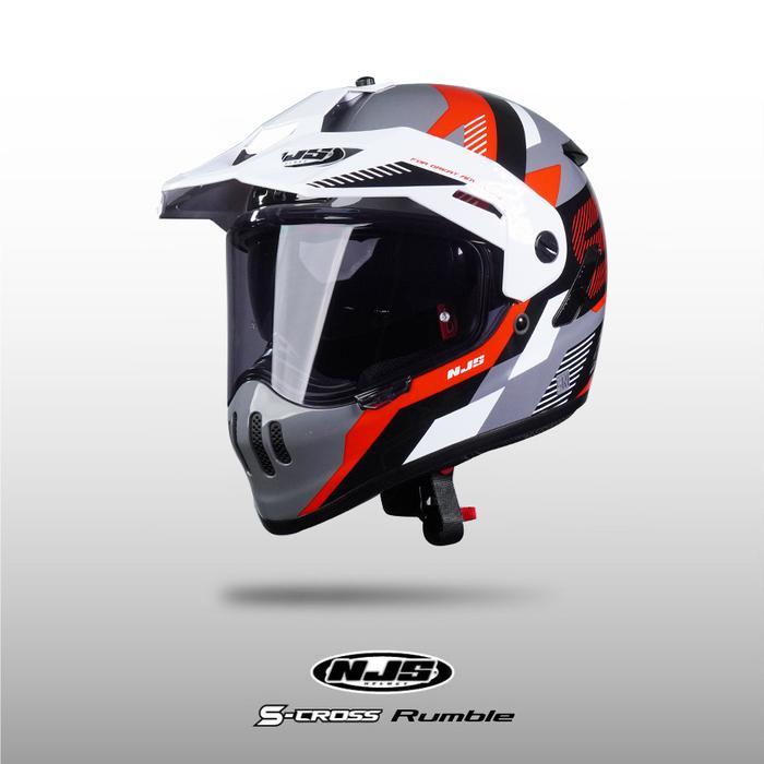 NJS S-Cross Rumble - Helm Full Face | NJS Scross | Scross | NJS Adventure | NJS Touring | Helm Touri