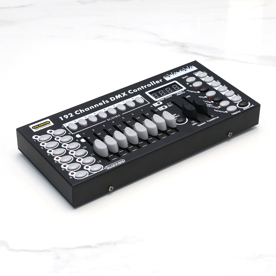 DMX Console DJ Sound Party Projector Moving Head Laser sco Lights Mini 192 Channels DMX Controller