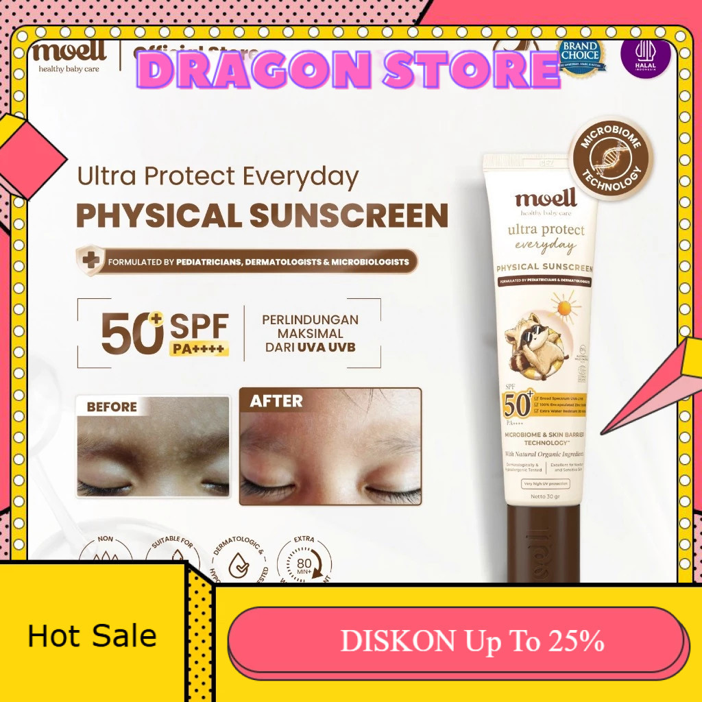 Moell Face Cream | Body Wash | Lotion | Hair Lotion | Set Sabun Shampoo SLS Free | Multipurpose Balm