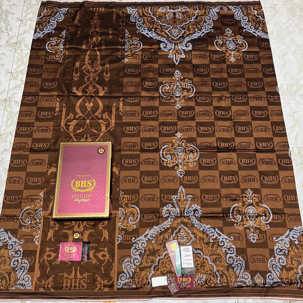 Sarung BHS Excellent JBM Motif Batik Songket BHS Langka Grade Gold Dewasa
