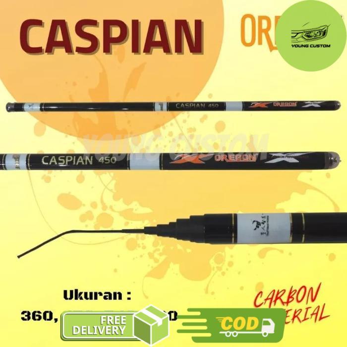 Tegek carbon Oregon Caspian panjang 360 450 540 630 - 360 -young