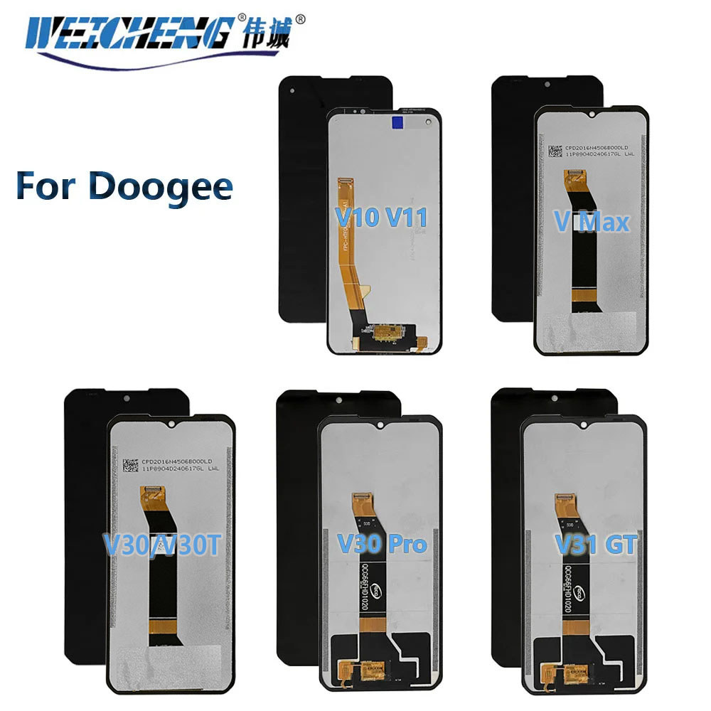 Original For Doogee V10 V11 V30 Pro V30T V40 LCD splay Tou Screen gitizer Assembly For Doogee V Max 