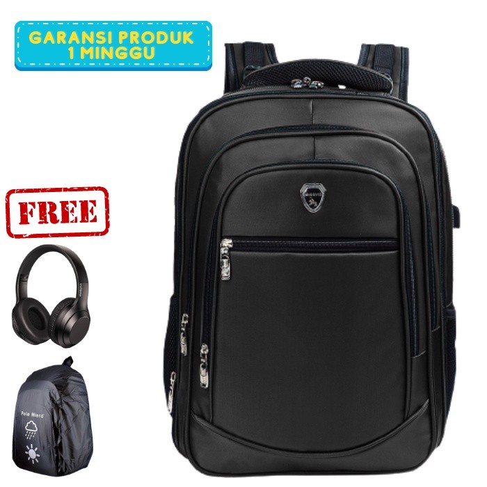 (FREE HAEDPHONE) Tas Ransel Polo Alto Anakk Sekolah Original 100% Bag Mudik Besar Anti Air Bags Seko