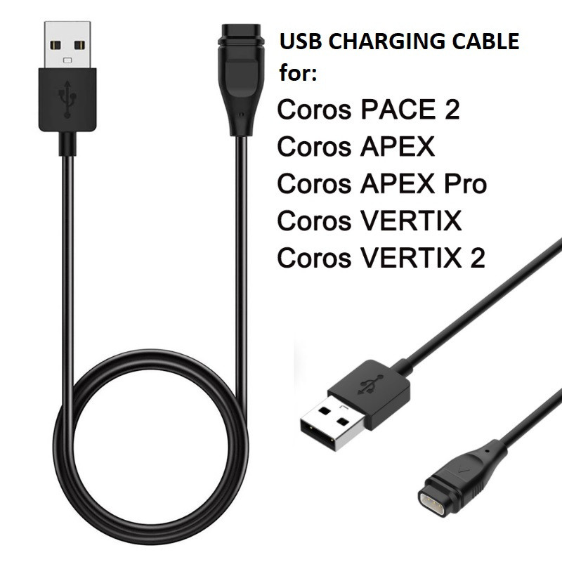 Charging Cable USB for Smartwatch COROS Series - Kabel Charger Smartwatch COROS