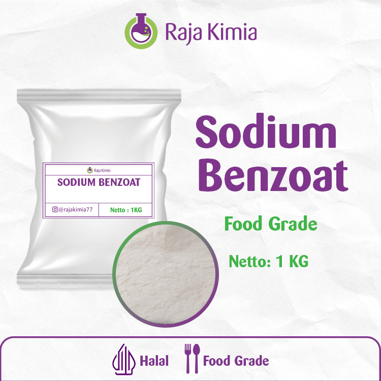 Sodium Benzoat/ Natrium Benzoat/ Benzoate/ Pengawet Makanan - 1 KG