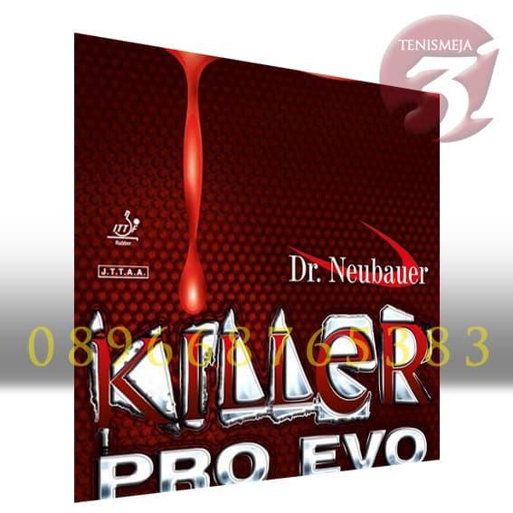 PULSIX Rubber/Karet pingpong bintik Dr. Neubauer Killer Pro Evo - Hitam, MAX