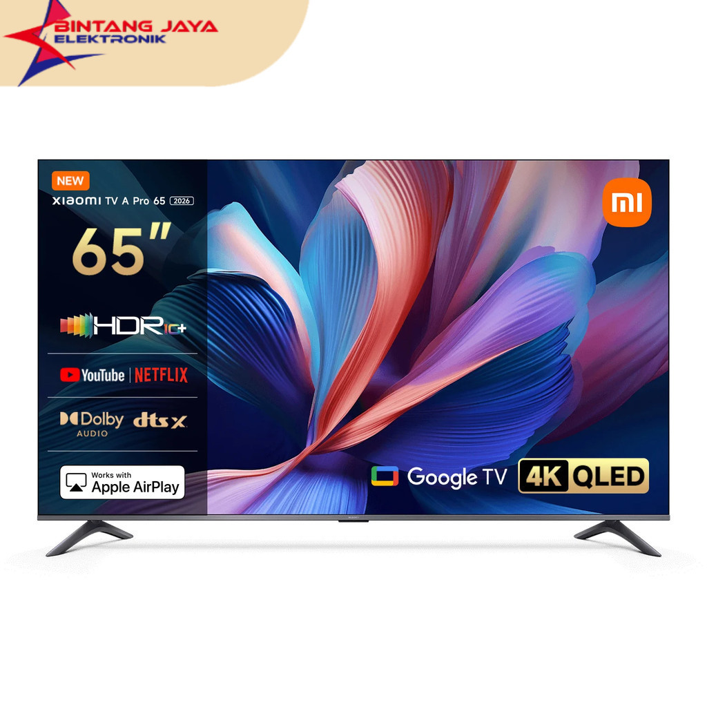 Tv XIAOMI A PRO 65" 2026 QLED 4K GOOGLE TV / TV XIAOMI 65inch QLED 4K A PRO 2026