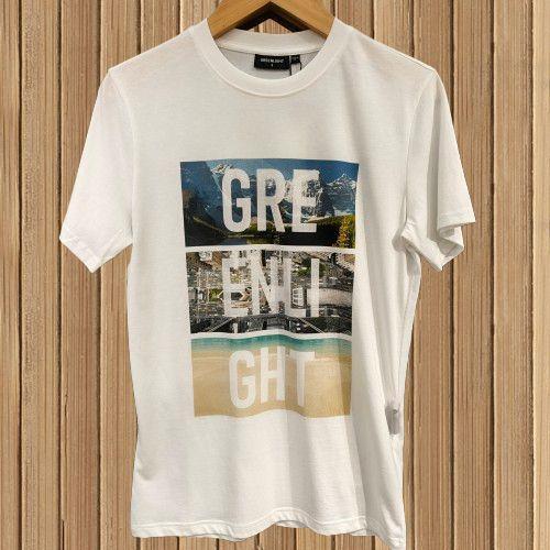 Greenlight Kaos Pendek Pria Regular Fit 190924 Original - Putih, S