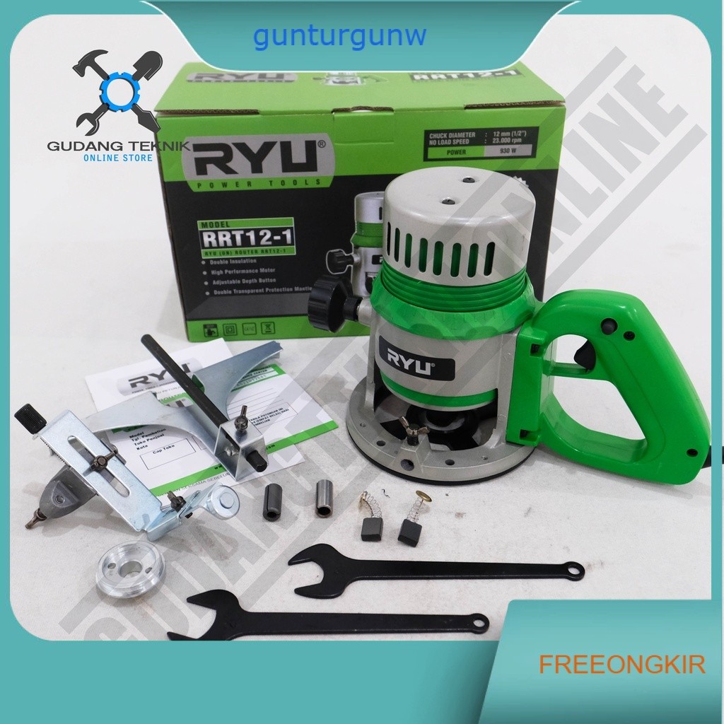 Mesin Profil Ryu RRT12-1 / Mesin Router Ryu RRT 12-1 Wood Trimmer - Mesin Profil Kayu