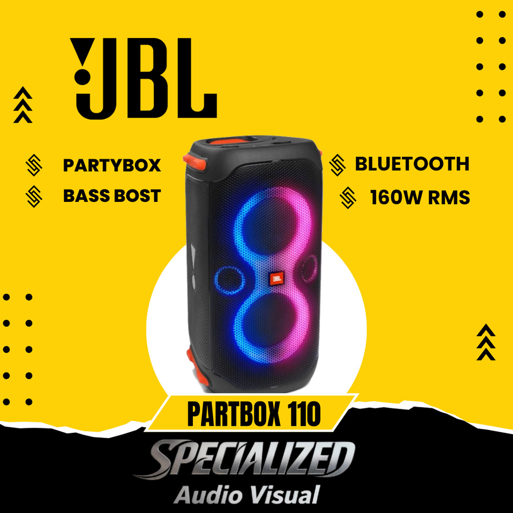 JBL PARTYBOX 110 / PARTYBOX110 GARANSI RESMI IMS BLUETOOTH SPEAKER