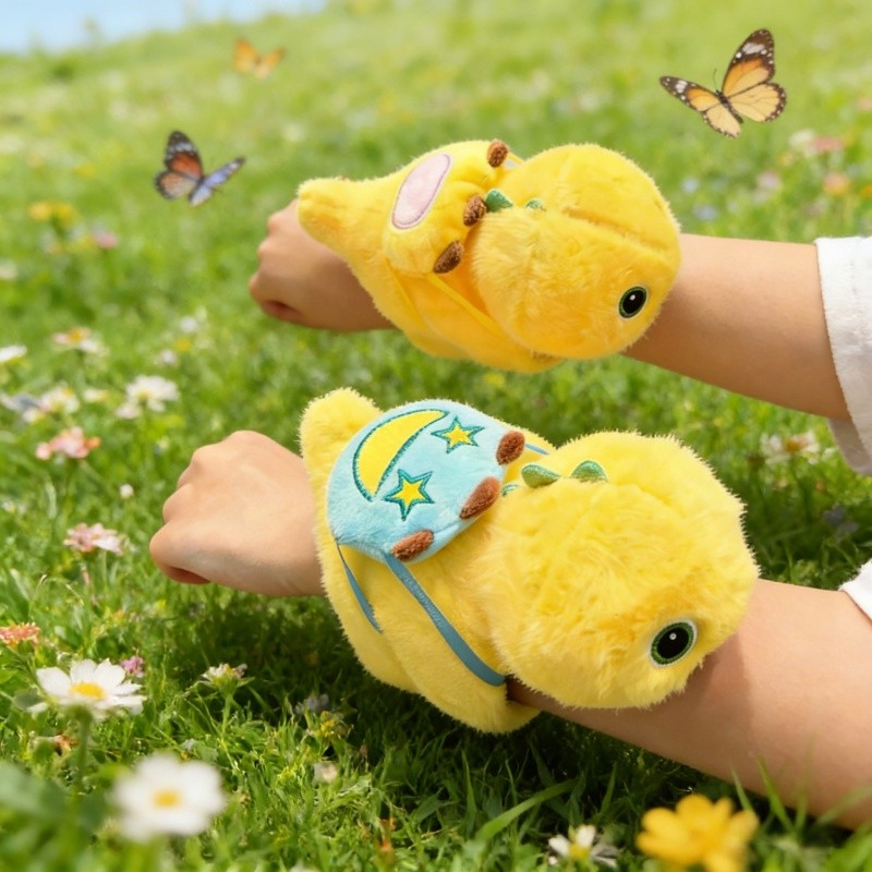 Lucu Nailong Plush Wrislet  Nailong Dino Kuning Plush Doll Boneka Hadiah Ulang Tahun Mainan Anak Bon