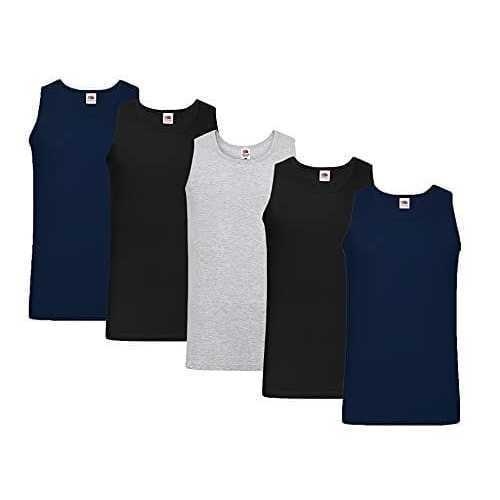 DELISTORE Paket 4pcs Yukensi Pria Murah Bahan Adem Kaos dalaman pria polos yukensi pria singlet Pria