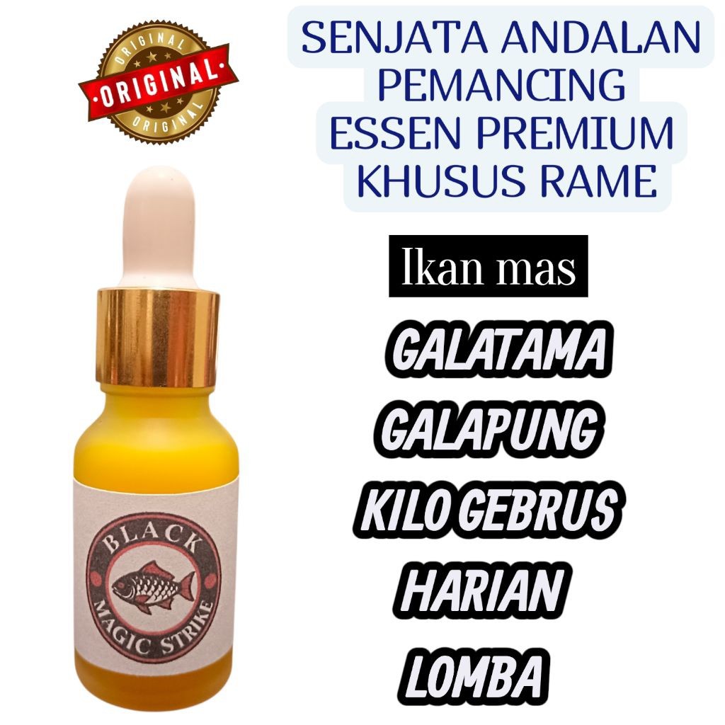 TERLARIS Essen Ikan Mas Rame 20ml | Premium Impor Original | Galatama & Galapung Harian Lomba