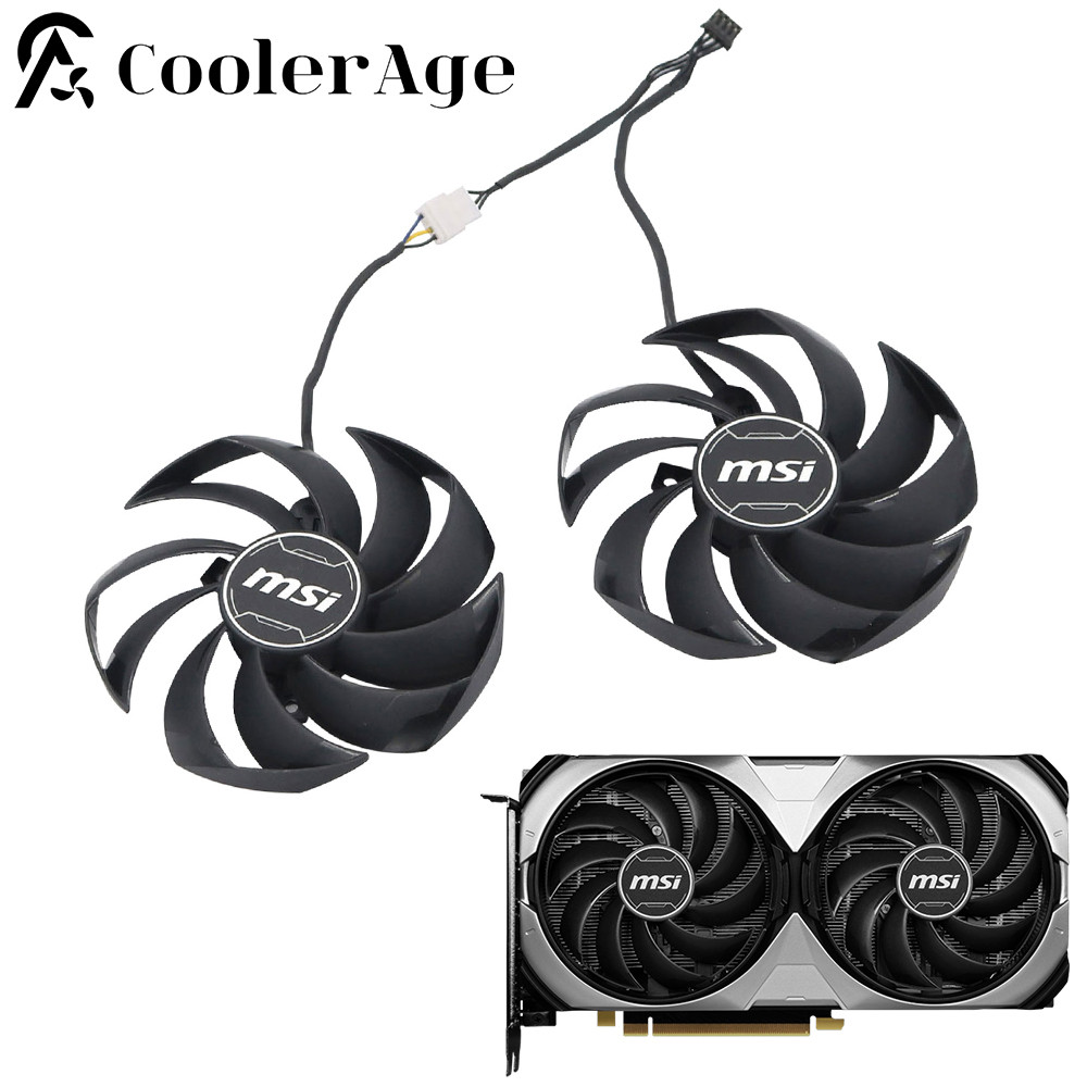 Fan Video Card 95mm RTX4070 RTX4070S Graphics Card Cooling Fan For MSI RTX 4070 4070S VENTUS 2X GPU 