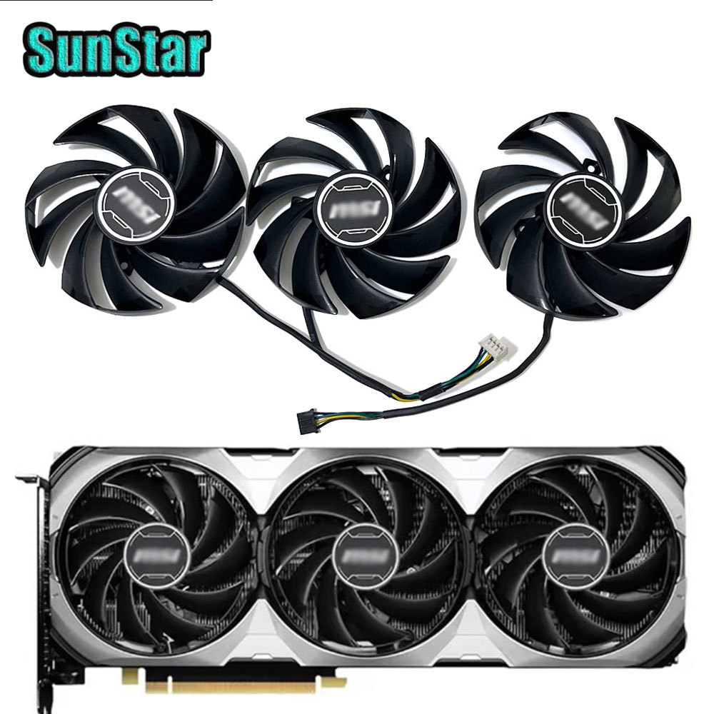 NEW Original PLD09210B12HH 87MM RTX 4070 Video Card Cooling Fan For MSI GeForce RTX 4070Ti 4070  407