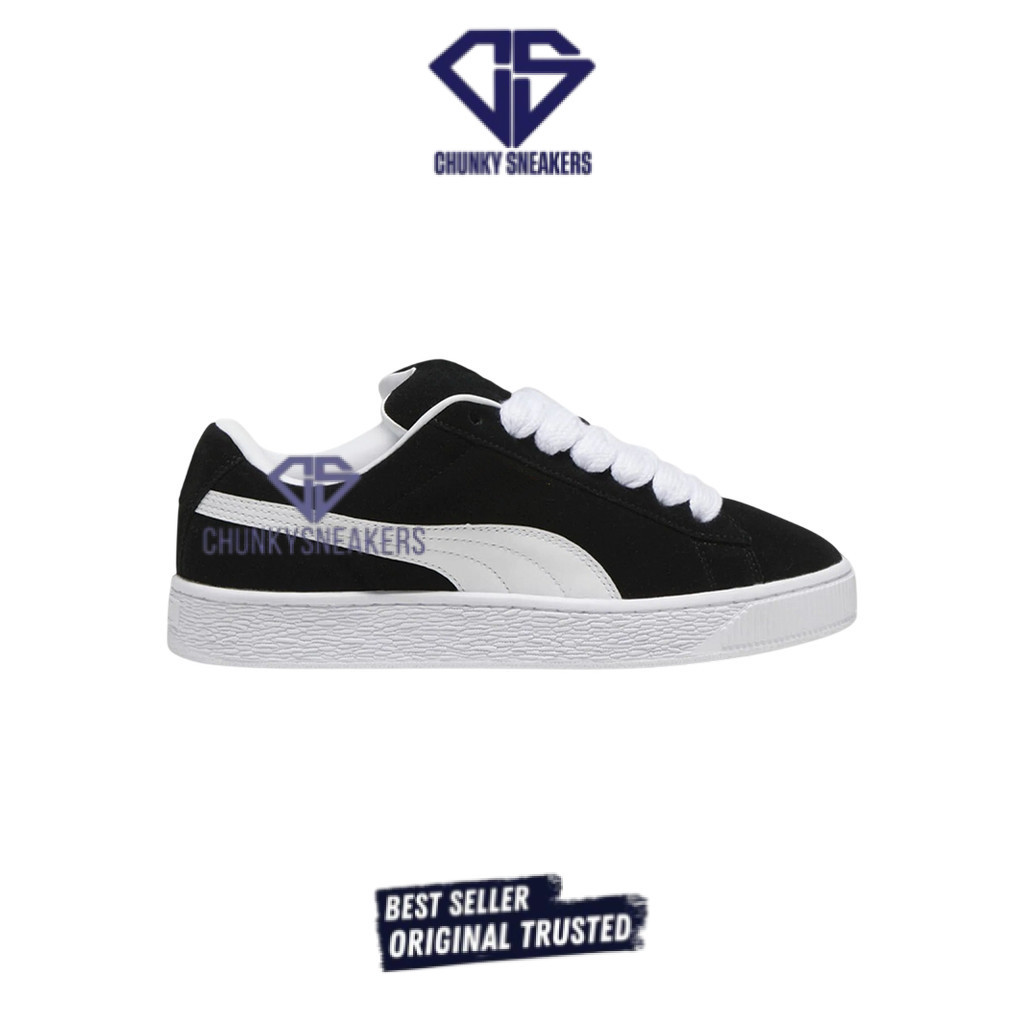 Sepatu  Puma Classic Suede XL Black White 100% Original BNIB Sneakers Unisex