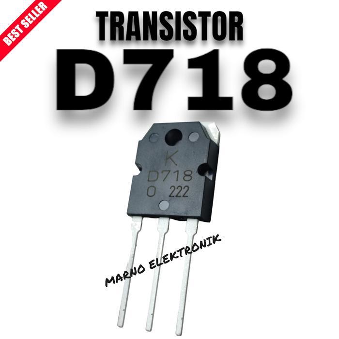 TRANSISTOR TR D718 D 718 D-718 ASLI ORI ORIGINAL sperpart
