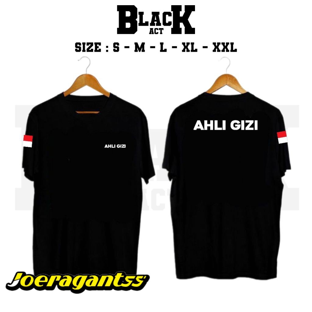 KAOS AHLI GIZI SIMPEL TULISAN