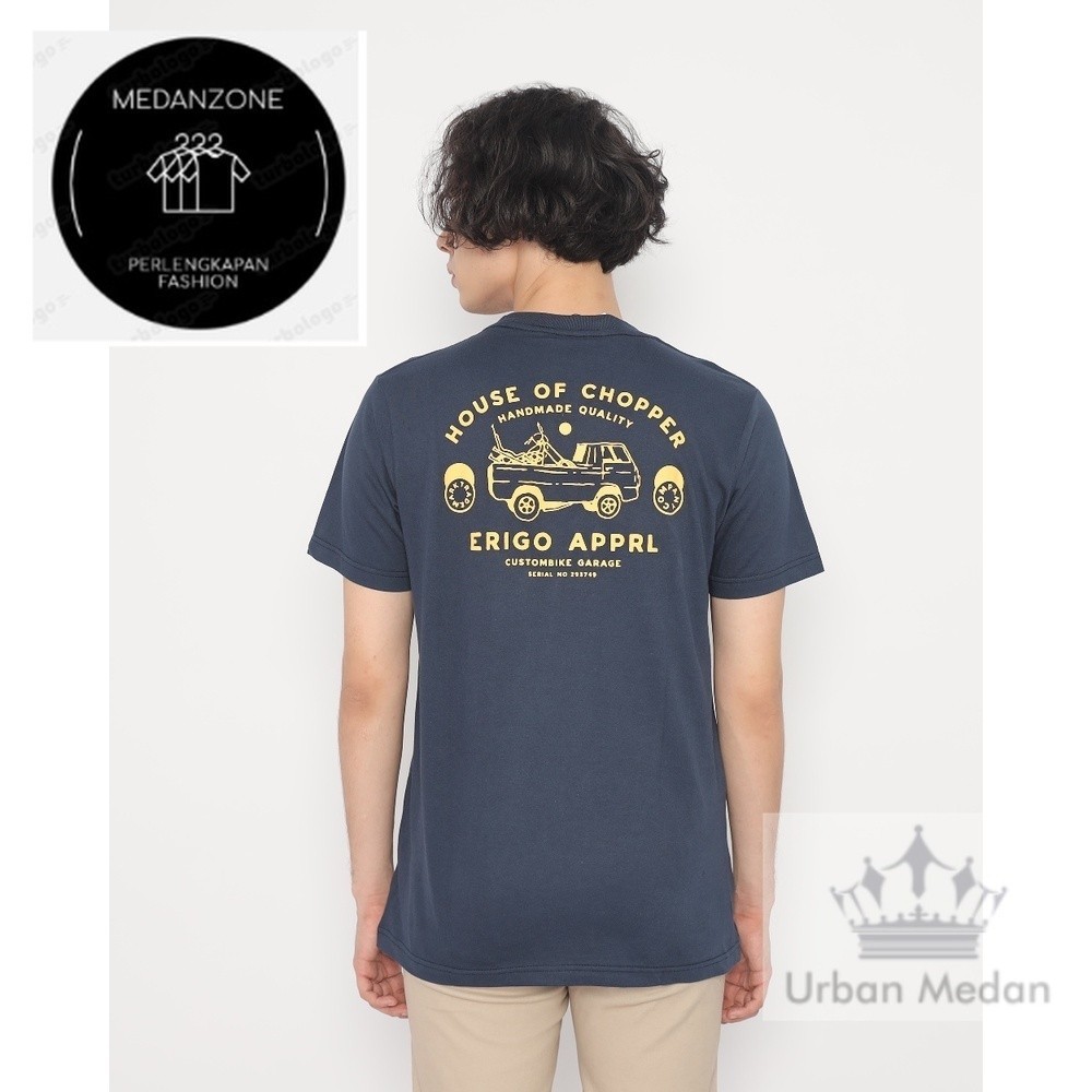 Erigo T-Shirt Custombike Navy