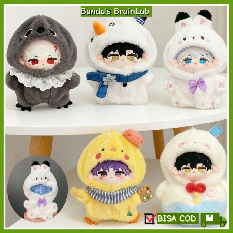 Pakaian Boneka Boneka Love Dan Deepspace 10 Cm | Pakaian Jumpsuit Katun Boneka 10 Cm