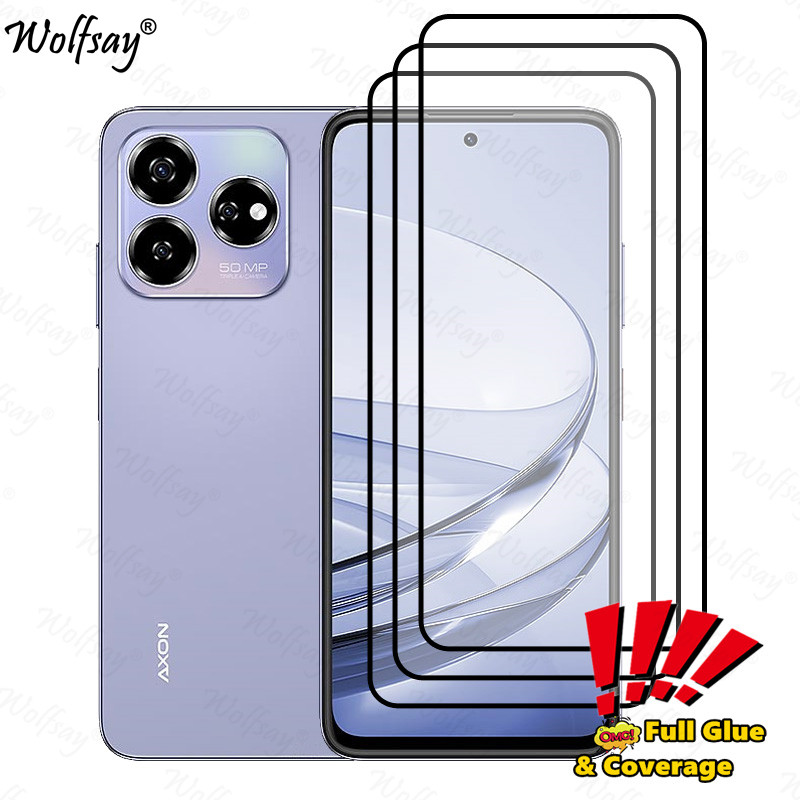 Full Cover Glue Screen Protector For ZTE Axon 60 Tempered Glass For ZTE Axon 60 Blade V60 Glass For 