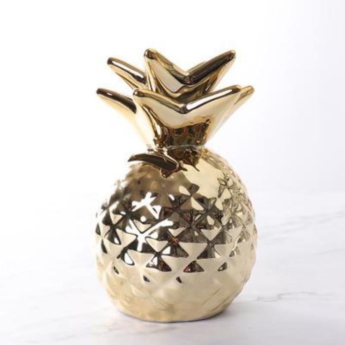 Celengan Pajangan Nanas / celengan nanas - GOLD