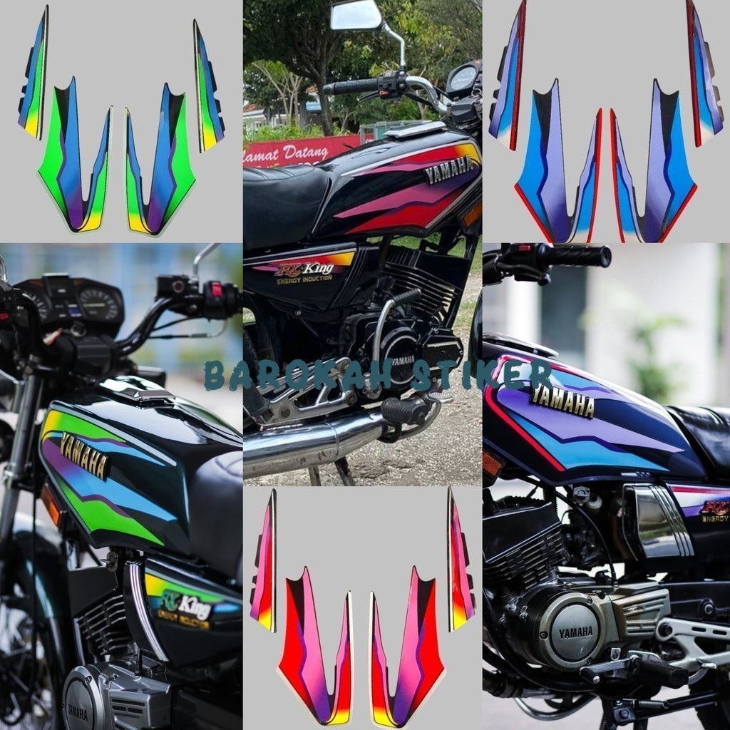 STRIPING STICKER LIST MOTOR YAMAHA RX KING 1998 1999 2000 FULL BODI