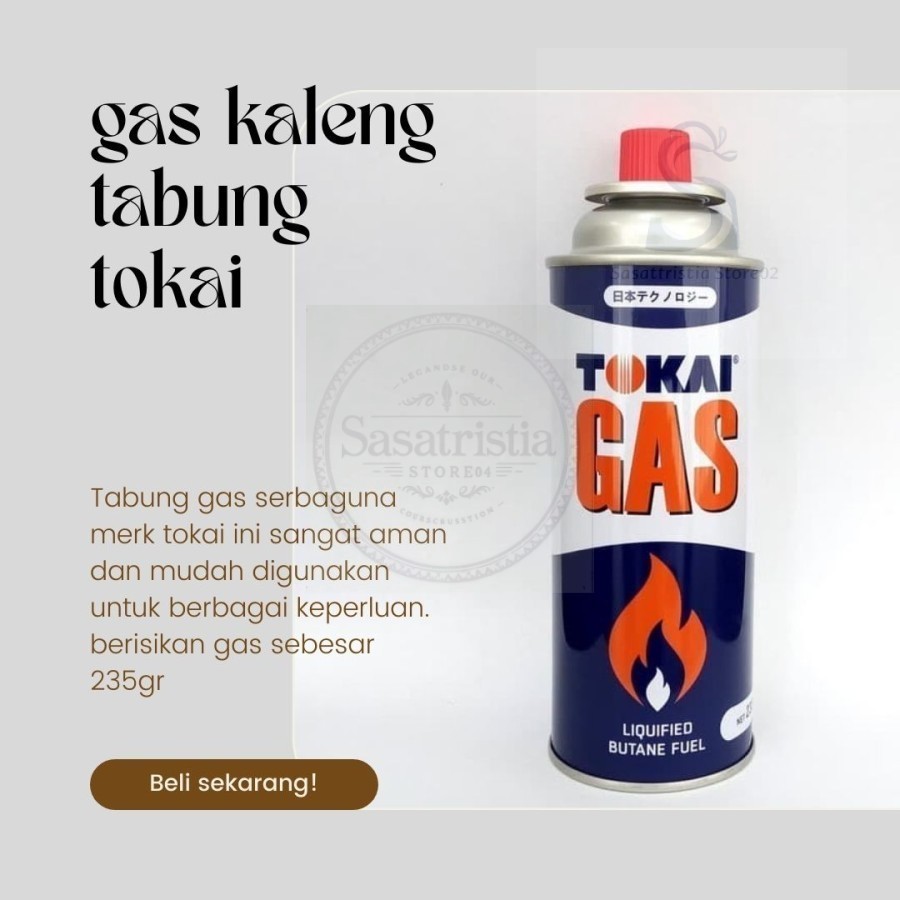 PROMO TERMURAH gas TOKAI gas portable gas mini gas kompor portable gas las gas kaleng gas untuk camp