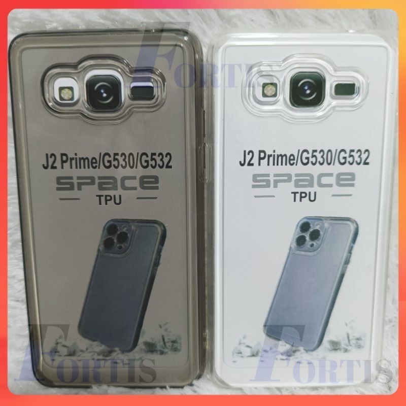 BIG  Softcase Samsung J2 PRIME Silikon Casing Case Bening Transparan Pelindung Belakang Hp + Camera 