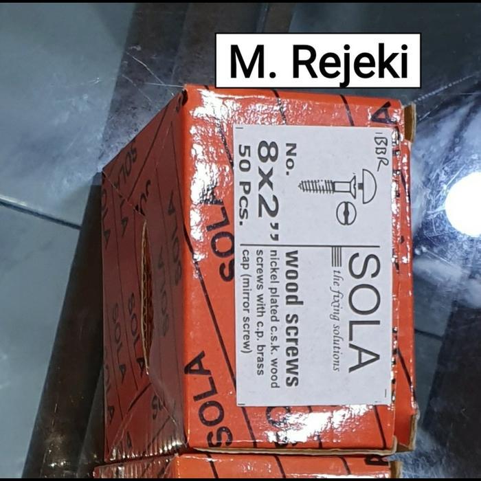 skrup sola 2 inch baut kaca sola sekrup kaca (sekrup sola 2 inch)