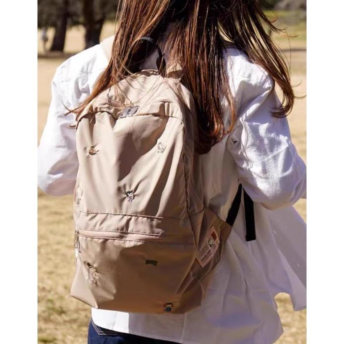 Tas ransel lipat snoopy snoopy backpack - white