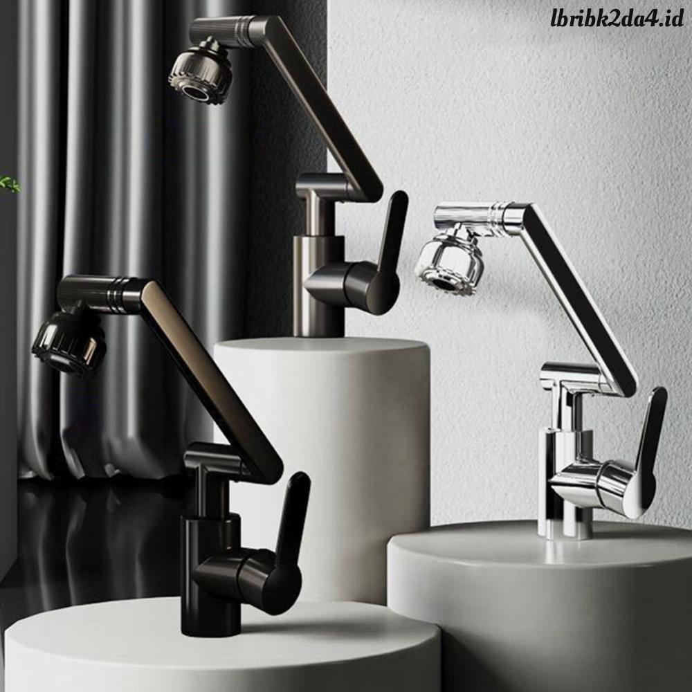 Keran Putar 1080 Derajat Keran Lengan Robot Multifungsi untuk Wastafel Dapur