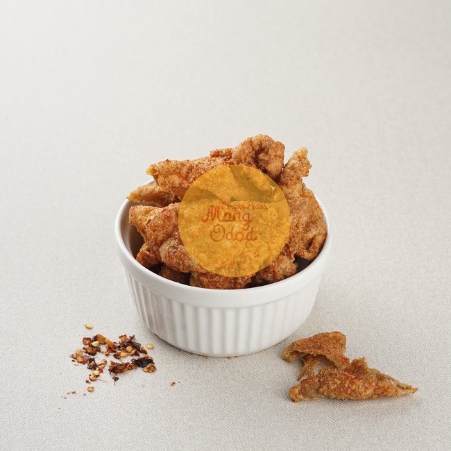 (250 g) Keripik Kulit Ayam Asin dan Pedas. MAKANAN RINGAN – KULINER - CEMILAN – JAJANAN – KERIPIK – 