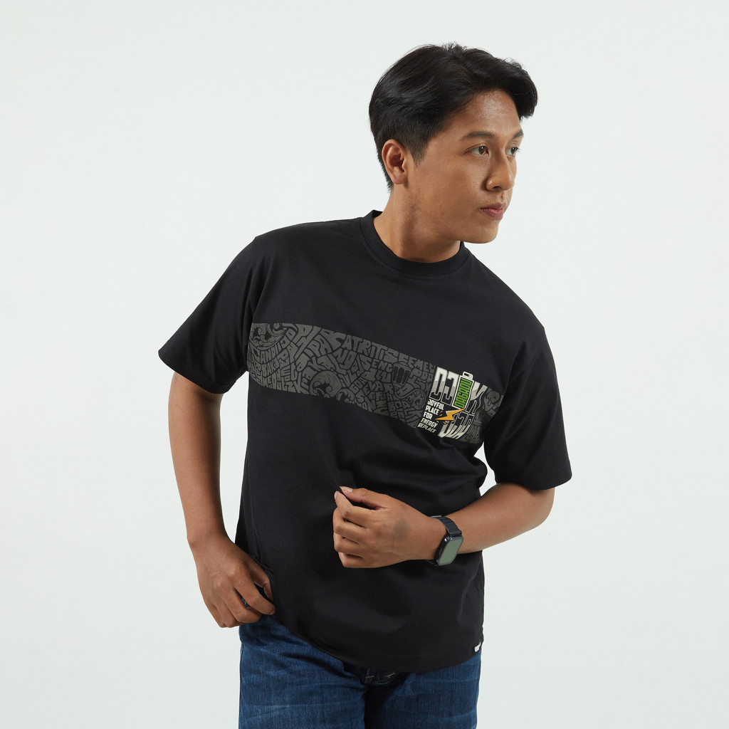 Dagadu Kaos Battery - Hitam
