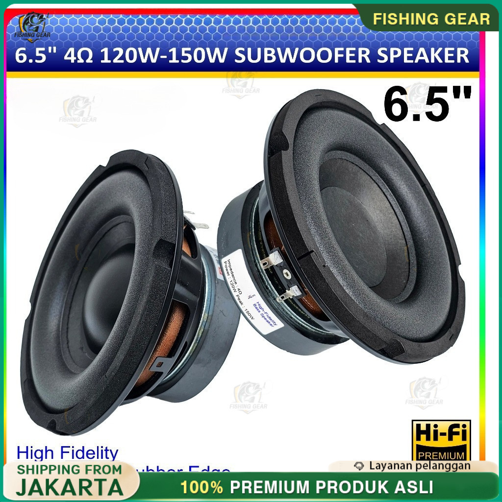 Speaker 6.5 inch Subwoofer 150W 4 ohm 6.5" Hifi Speker Woofer LM-6527 6528/Speaker 5.25" inch Subwoo