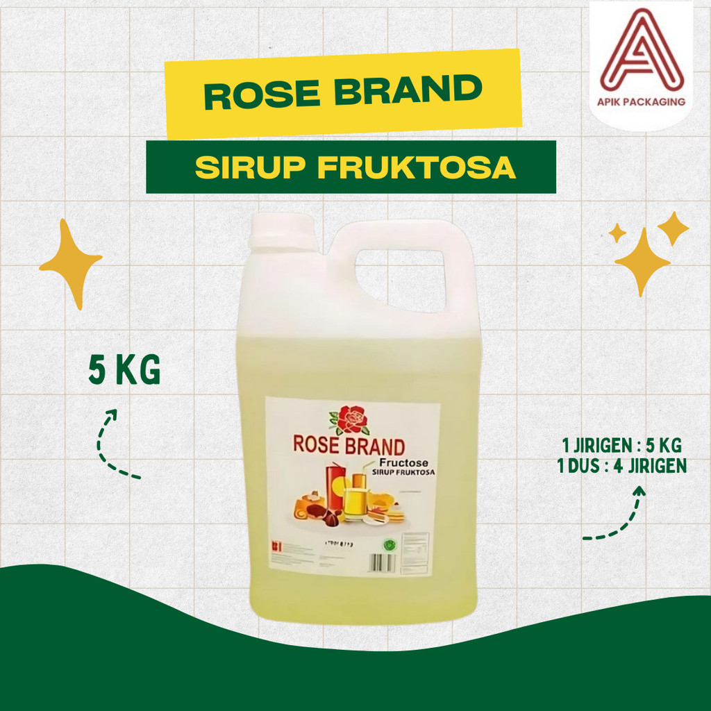 Fructose Rose Brand HFS 4 – Sirup Fruktosa Jerigen 5kg